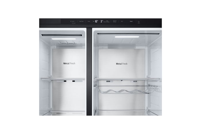 Dettaglio interno frigorifero GSLE91EVAB